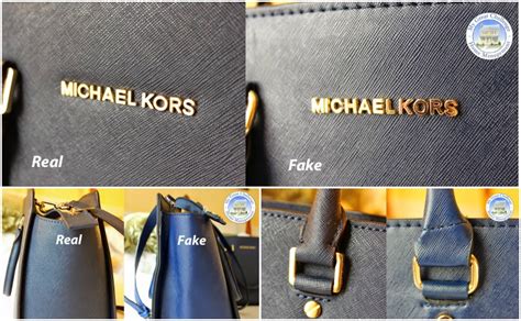 real vs fake michael kors tags|authentic Michael Kors handbags.